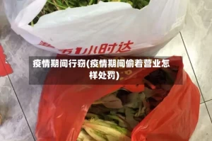 疫情期间行窃(疫情期间偷着营业怎样处罚)