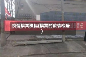 疫情搞笑横幅(搞笑的疫情标语)