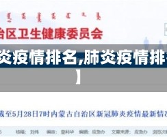 【肺炎疫情排名,肺炎疫情排名榜】
