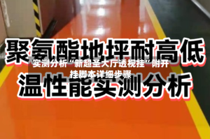 实测分析“新超圣大厅透视挂”附开挂脚本详细步骤
