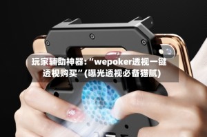 玩家辅助神器:“wepoker透视一键透视购买”(曝光透视必备猫腻)