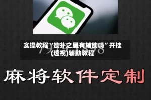 实操教程“德扑之星有辅助吗”开挂(透视)辅助教程