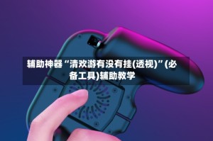辅助神器“清欢游有没有挂(透视)”(必备工具)辅助教学