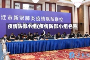 疫情防御小组(疫情防御小组名称)