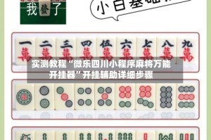 实测教程“微乐四川小程序麻将万能开挂器”开挂辅助详细步骤