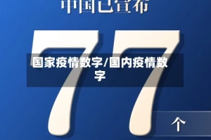 国家疫情数字/国内疫情数字