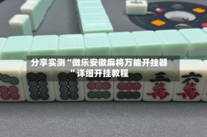 分享实测“微乐安徽麻将万能开挂器”详细开挂教程