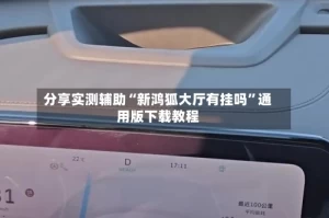 分享实测辅助“新鸿狐大厅有挂吗”通用版下载教程