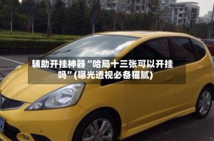 辅助开挂神器“哈局十三张可以开挂吗”(曝光透视必备猫腻)