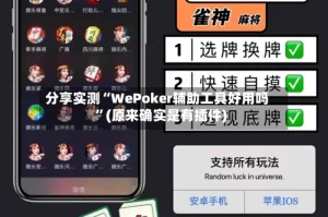 分享实测“WePoker辅助工具好用吗”(原来确实是有插件)