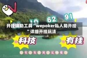 开挂辅助工具“wepoker私人局开挂”详细开挂玩法