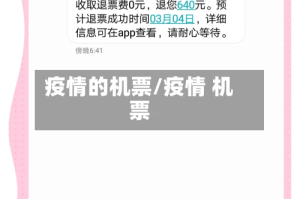 疫情的机票/疫情 机票