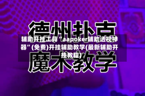 辅助开挂工具“aapoker辅助透视神器”(免费)开挂辅助教学(最新辅助开挂教程)