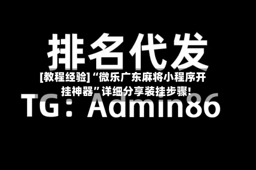 [教程经验]“微乐广东麻将小程序开挂神器”详细分享装挂步骤!-第2张图片