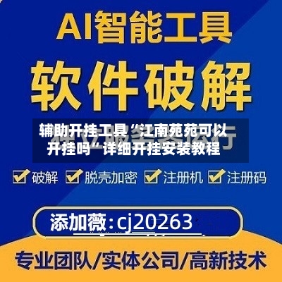 辅助开挂工具“江南苑苑可以开挂吗”详细开挂安装教程-第3张图片