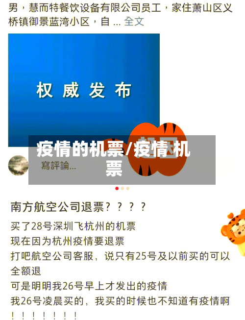疫情的机票/疫情 机票-第3张图片
