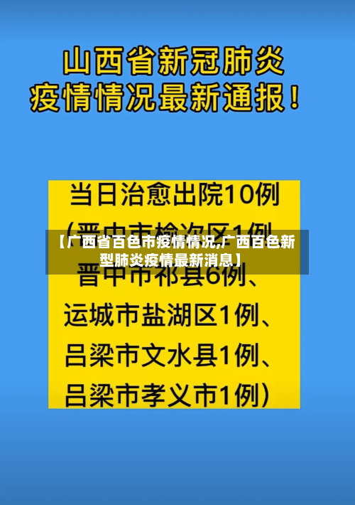 【广西省百色市疫情情况,广西百色新型肺炎疫情最新消息】-第2张图片