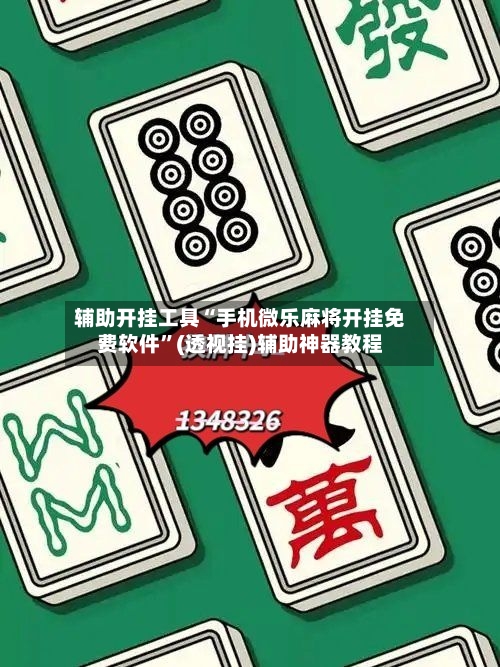 辅助开挂工具“手机微乐麻将开挂免费软件”(透视挂)辅助神器教程-第3张图片