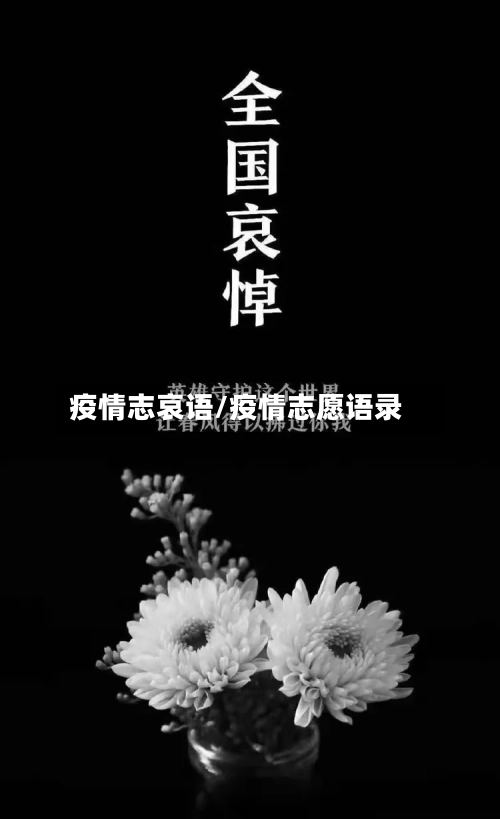 疫情志哀语/疫情志愿语录-第2张图片