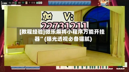 [教程经验]微乐麻将小程序万能开挂器”(曝光透视必备猫腻)-第3张图片