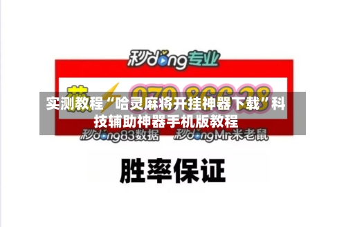 实测教程“哈灵麻将开挂神器下载	”科技辅助神器手机版教程-第2张图片