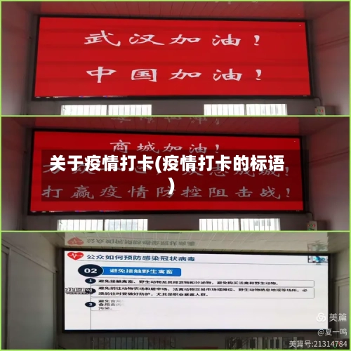 关于疫情打卡(疫情打卡的标语)-第2张图片