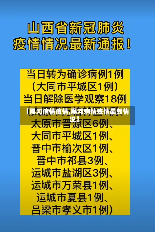 【黑河病情疫情,黑河病情疫情最新情况】-第1张图片