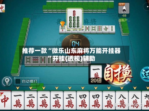 推荐一款“微乐山东麻将万能开挂器”开挂(透视)辅助-第1张图片