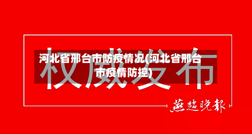 河北省邢台市防疫情况(河北省邢台市疫情防控)-第1张图片