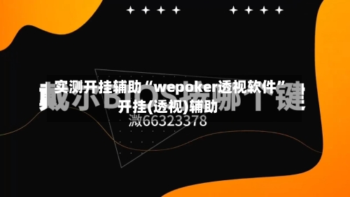 实测开挂辅助“wepoker透视软件”开挂(透视)辅助-第1张图片