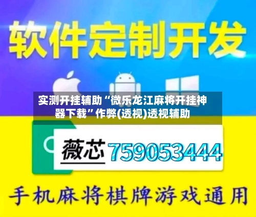 实测开挂辅助“微乐龙江麻将开挂神器下载”作弊(透视)透视辅助-第1张图片
