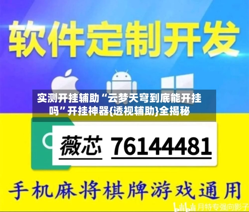 实测开挂辅助“云梦天穹到底能开挂吗”开挂神器{透视辅助}全揭秘-第2张图片