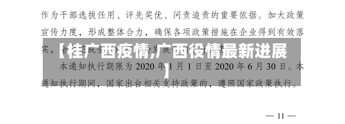 【桂广西疫情,广西役情最新进展】-第2张图片