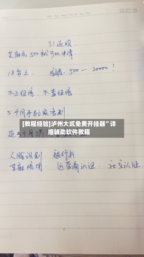 [教程经验]泸州大贰免费开挂器”详细辅助软件教程-第1张图片