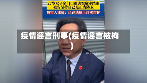 疫情谣言刑事(疫情谣言被拘)-第3张图片