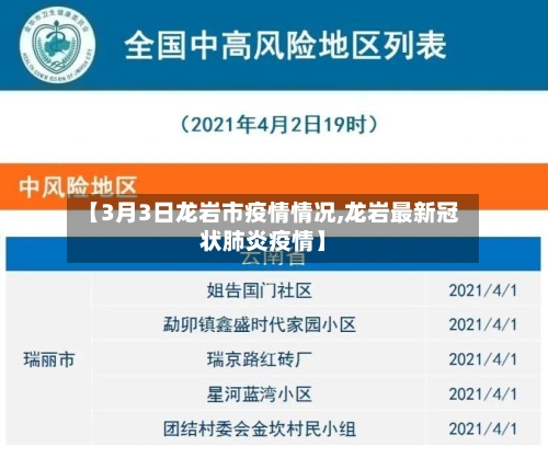 【3月3日龙岩市疫情情况,龙岩最新冠状肺炎疫情】-第3张图片