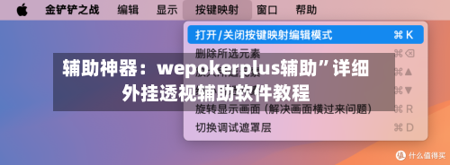 辅助神器：wepokerplus辅助	”详细外挂透视辅助软件教程-第1张图片