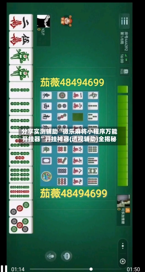 分享实测辅助“微乐麻将小程序万能开挂器”开挂神器{透视辅助}全揭秘-第3张图片