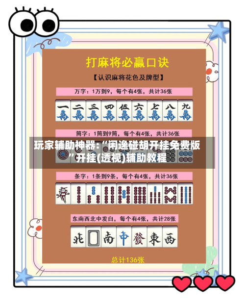 玩家辅助神器:“闲逸碰胡开挂免费版”开挂(透视)辅助教程-第3张图片