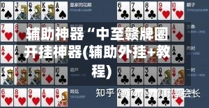 辅助神器“中至赣牌圈开挂神器(辅助外挂+教程)-第3张图片