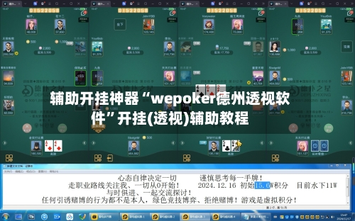 辅助开挂神器“wepoker德州透视软件”开挂(透视)辅助教程-第3张图片