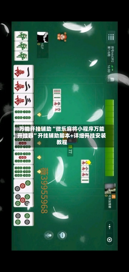 万能开挂辅助“微乐麻将小程序万能开挂器	”开挂辅助脚本+详细开挂安装教程-第2张图片