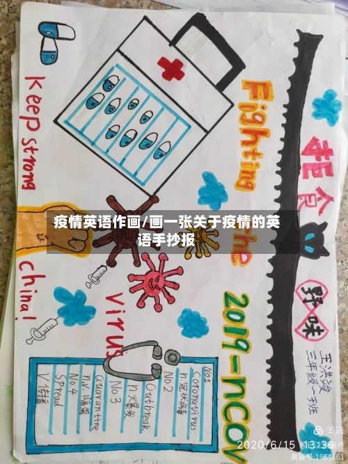 疫情英语作画/画一张关于疫情的英语手抄报-第2张图片