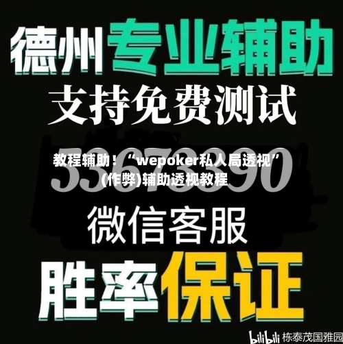 教程辅助！“wepoker私人局透视”(作弊)辅助透视教程-第1张图片