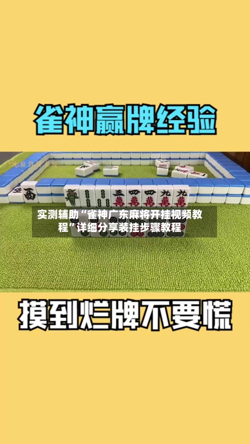 实测辅助“雀神广东麻将开挂视频教程”详细分享装挂步骤教程-第1张图片