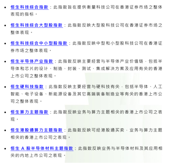 恒生指数公司 推出A股半导体材料主题指数