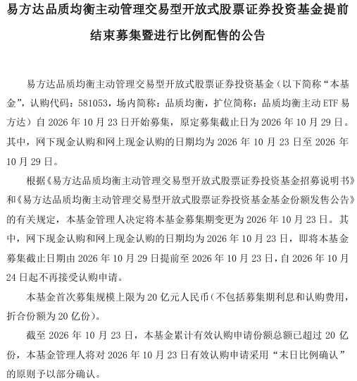 3只产品同日售罄，主动ETF为何这么火？